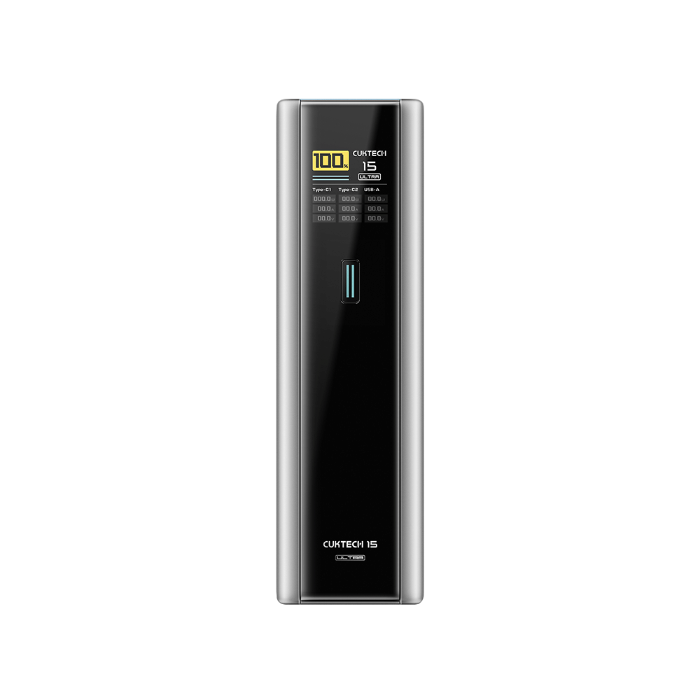 แบตสำรอง CUKTECH PB200U สีเทา (GB.V) CE 20000 MAH จ่ายไฟรวมสูงสุด 210W